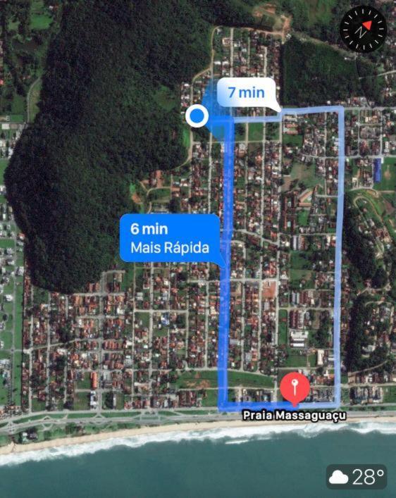 Casa Na Praia Massaguacu - Caraguatatuba Dış mekan fotoğraf